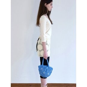 Pineapple Mini Tote Bag _ Blue