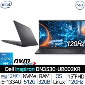 델 2024 인텔 i5 FHD 120Hz 사무용 대학생 가성비 노트북 인스피론 15 DN3530-UB002KR_T2