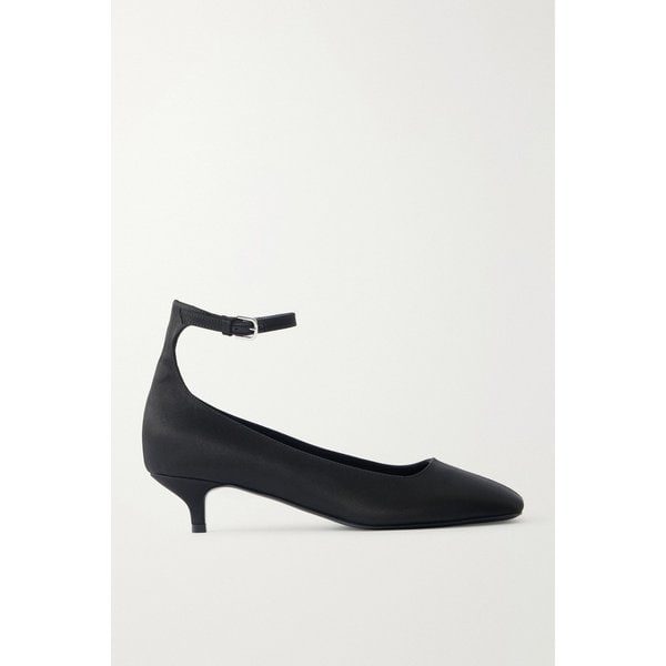 새틴 블랙 펌프스 46376663162980307