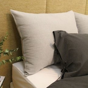 Light Gray Stitch Cushion Sham Pillow 스티치 쿠션 샴 베개커버