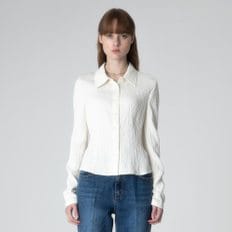 Sleeve Shirring Shirts in Ivory VW2AB342-03