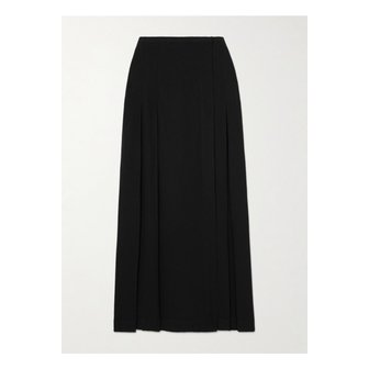 토템 플리츠 크레이프 맥시 랩 스커트 1647597321551539