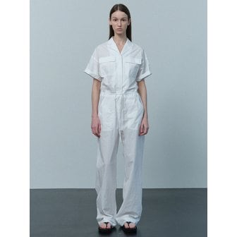 LE natural cotton jumpsuit (white)