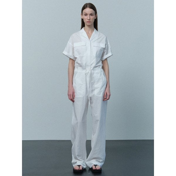 natural cotton jumpsuit (white)