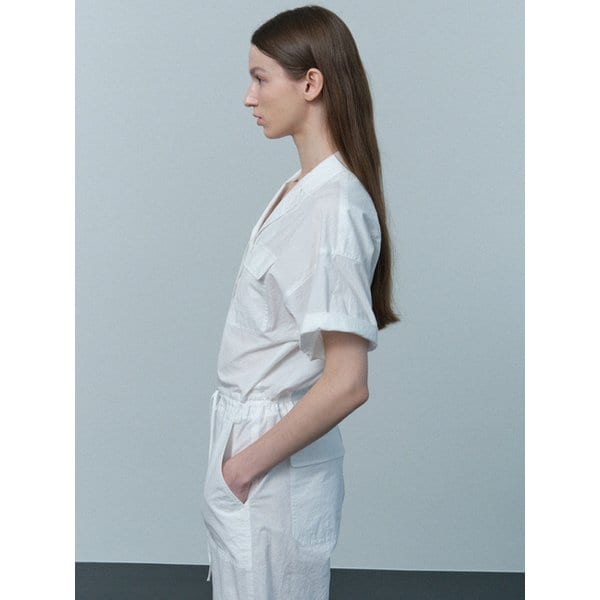 natural cotton jumpsuit (white)