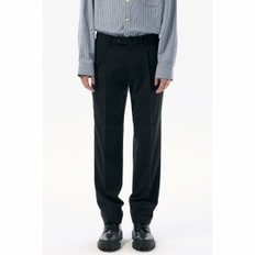 Black Slim Fit Wool Setup Pants_CWPAA24713BKX