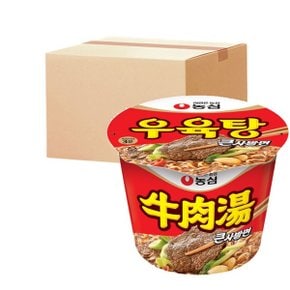 농심 우육탕 큰사발면 115g 16개