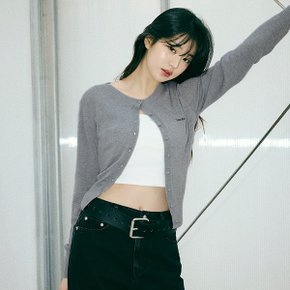ROLA BASIC ROUND CARDIGAN GRAY