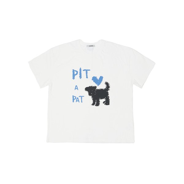 PIT A PAT T-SHIRT_WHITE