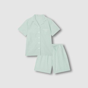 26S/S  여 시어서커 5부 파자마 세트  J216201075