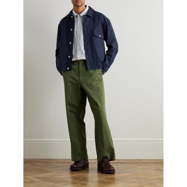 이지 핏 리넨 코튼 블렌드 셔츠 46376663163007634