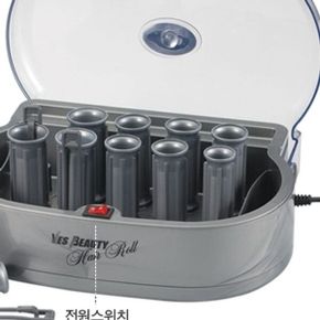 헤어롤 셋팅롤 구르프 셋팅기 앞머리 볼륨 집게 10개 헤어롤구르프