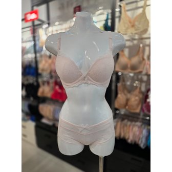 비너스 [시흥점] S 비너스 ) 러블리 웨딩 몰드 브라, 망레이스팬티 세트 [VBR1698/VPT1698S-PK]