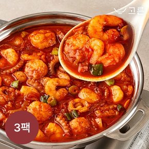 [고른] 부산식 조방낙지 낙곱새 740g 3팩 (1팩, 2인분)