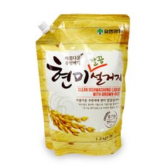 현미깔끔설거지 (리필 1.2kg) 주방세제 비린내 기름기 찌든때 제거