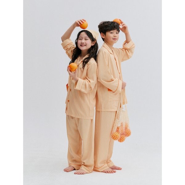 26 s/s Silk Fit Sunny glow Kids Long-Sleeved Pajamas Set
