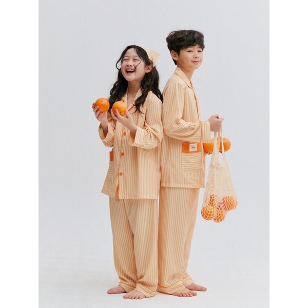 26 s/s Silk Fit Sunny glow Kids Long-Sleeved Pajamas Set