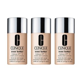 Clinique 크리니크 이븐 베터 레디언스 코렉팅 파운데이션 SPF15 30ml 70 Vanilla 3개