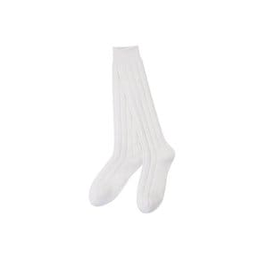 Long RIbbed Socks (Ivory_D7LAW24002IVX