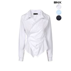 44 55 드레이핑 셔츠 블라우스_P385186707