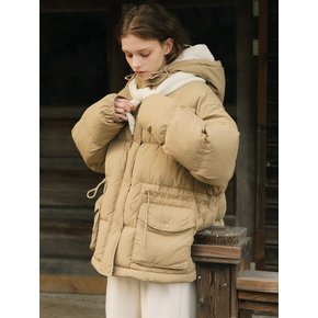 Wales Half Padding Jumper (Beige)