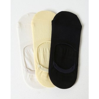  [닥스 여성] [[24SS]] DLSS4B303MU [D-SOCKS] 혼합 면혼방 덧신양말 3족세트(페이크삭스)