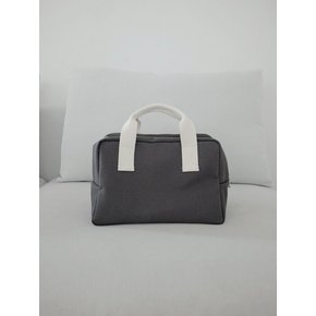 Canvas Boston Bag (charcoal/M,L)