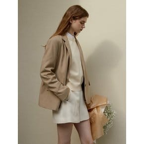 Basic two button jacket_Beige