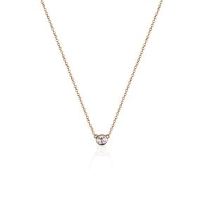 ETOILE NECKLACE 0.3ct 18K ROSE GOLD(랩그로운다이아몬드) / 22122037342