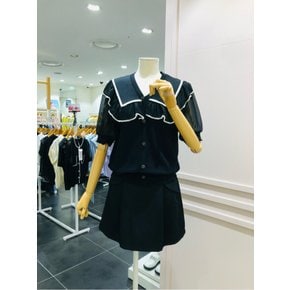 샤틴 프릴장식 플라워 버튼 니트 S232k954 [P002785690]