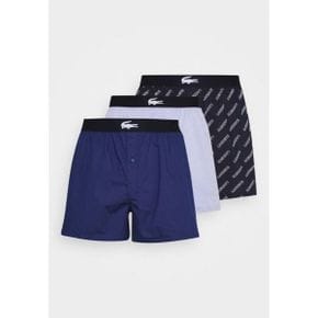 2183447 Lacoste 라코스테 3PACK - 복서 반바지 마린