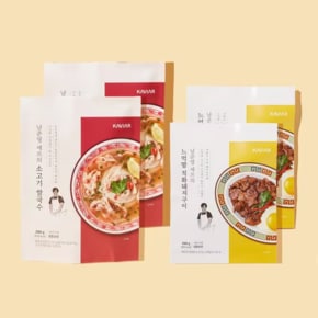 [택배][남준영셰프] 효뜨 소고기 쌀국수 2ea+느억맘 직화 돼지구이 2ea
