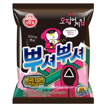 오뚜기 뿌셔뿌셔 버터구이 오징어맛 90G