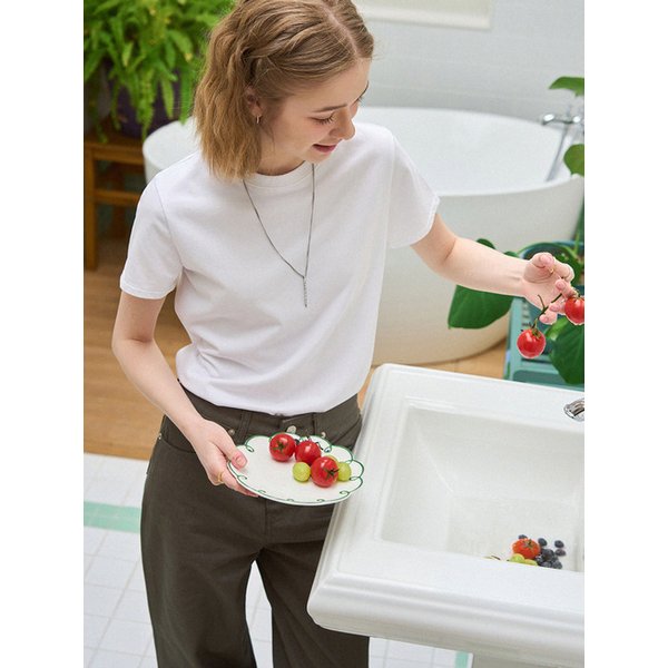 수피마 실켓 크루넥 반팔 티셔츠 [9COLORS]