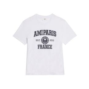 파리 프랑스 티셔츠 화이트 아미 Paris France T-Shirt White