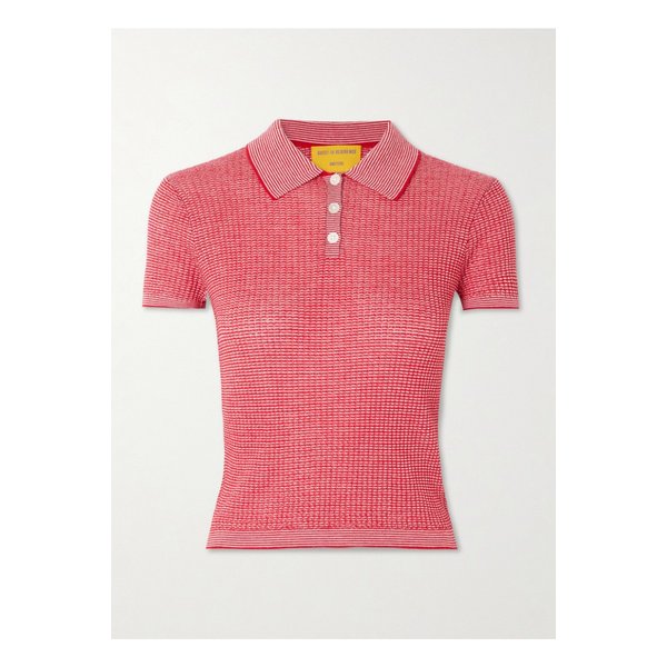 게스트인레지던스 골지 캐시미어 폴로 스웨터 핑크 1647597350324116