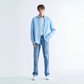 [공식][타미힐피거] [Slim fit] 린넨 솔리드 셔츠 (T12E1WSH120MT1C1Y)