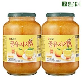 담터 꿀유자차A 2kg x 2개