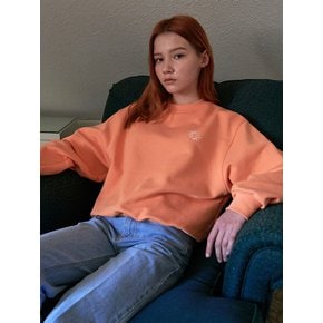 Lossy Symbol Logo Sweatshirt Orange