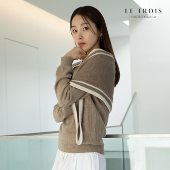  [직](방송)[LE TROIS]24FW 르투아 캐시미어100 머플러