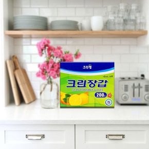 크린 위생 장갑 200매 20개 1박스_주방 가정 식당 음식
