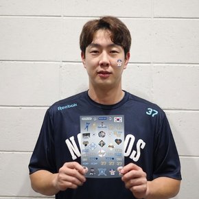 박건우 선수 스포츠 야구 타투 스티커 응원용품 페이스 페인팅 건식 판박이