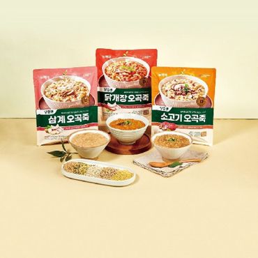 NS홈쇼핑 대상웰라이프 뉴케어 당플랜 닭개장 오곡죽 3봉지(죽 300g x 6개)..[34484724]