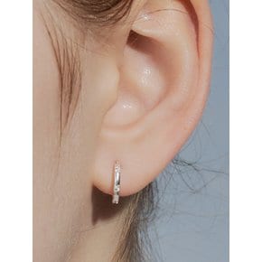 frosty cubic earring