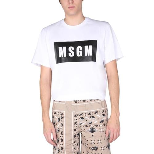 엠에스지엠 반팔 티셔츠 2000MM520 200002 01 WHITE DOM