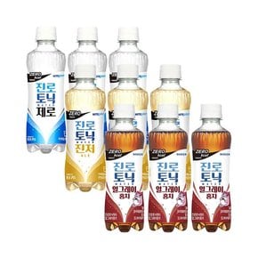 하이트진로 토닉워터 300ml 제로 3개+진저에일 3개+얼그레이홍차3개