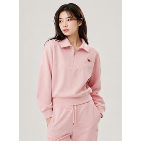 [정상가 109,000원][70% OFF] 여성 더블텐션 루즈핏 크롭 맨투맨 PNK / QP322OFS72