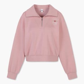 [정상가 109,000원][70% OFF] 여성 더블텐션 루즈핏 크롭 맨투맨 PNK / QP322OFS72