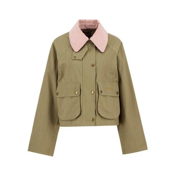 26SS 바버 자켓 LCA0377 OL31 BLEACHED OLIVE ANCIENT GARDENIA DOM