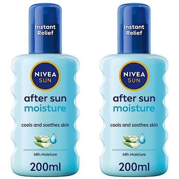  니베아썬 애프터선케어 모이스쳐 수딩 로션 NIVEA SUN After Sun Moisturising Lotion 200ml 2개